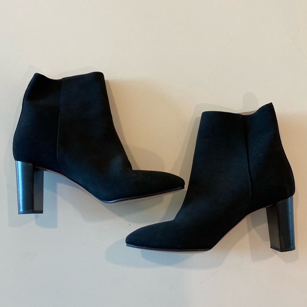 Chloe Ankle Boots Black Suede Size 40 - Picture 7 of 10